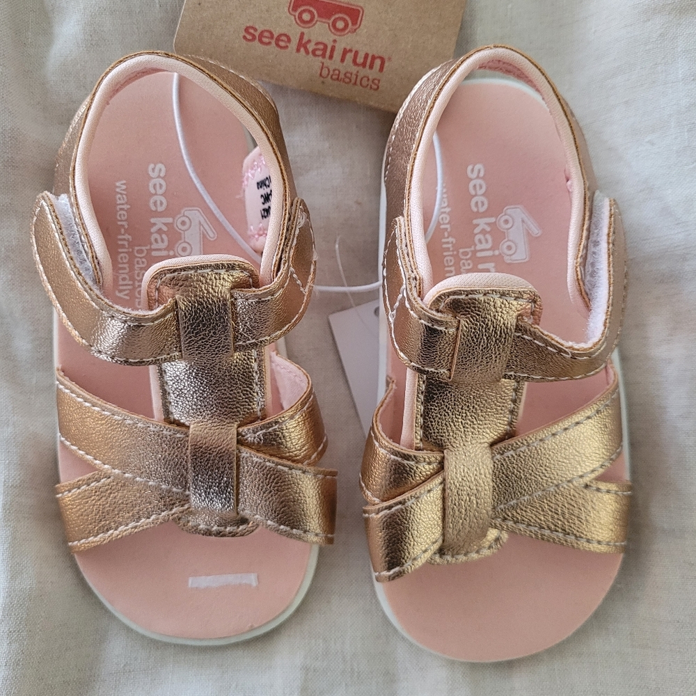 See Kai Run Gold Kids Sandals